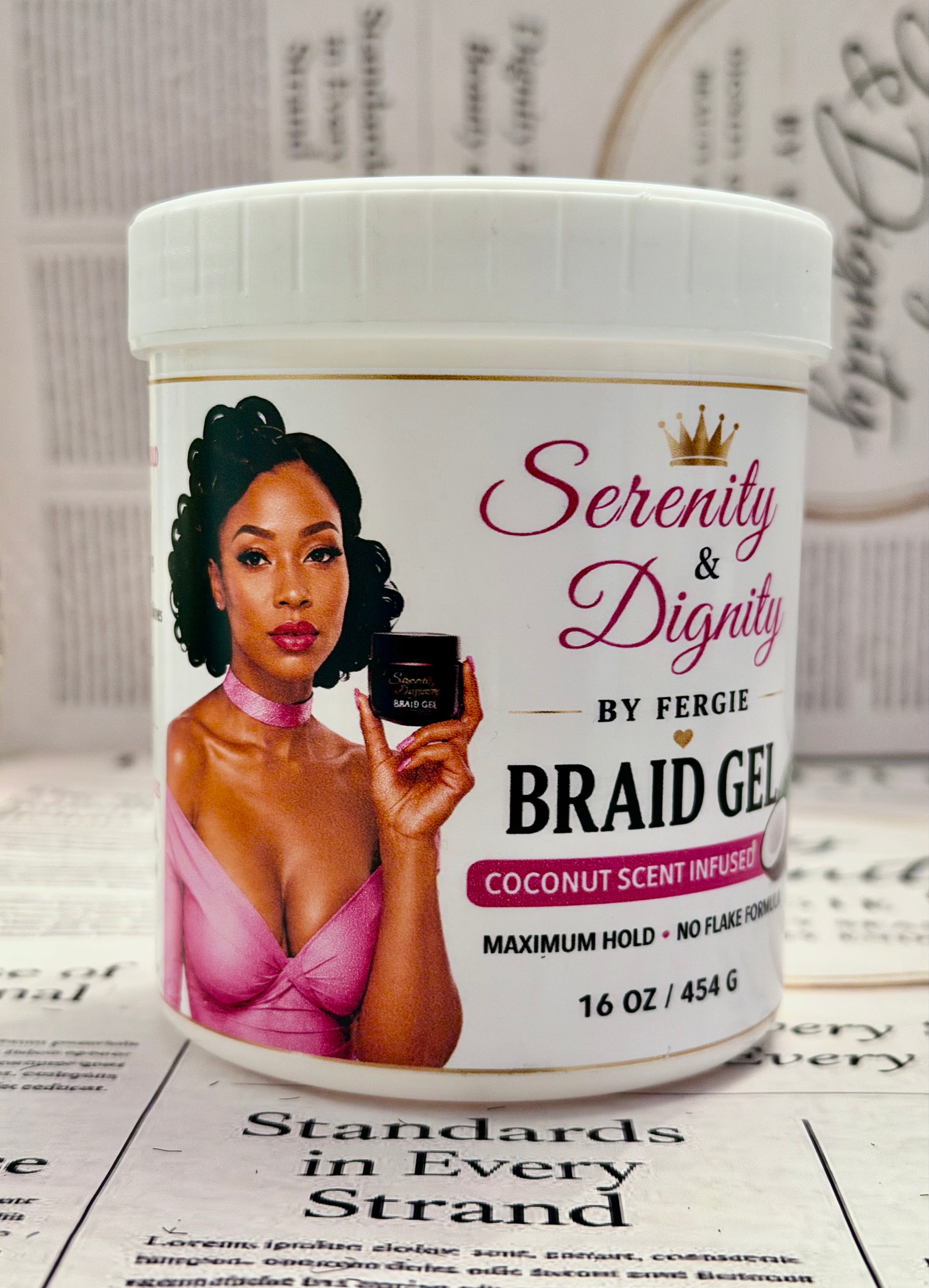 Best Seller 🔥 Serenity & Dignity Braiding Gel 16 OZ